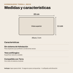 Hormiguero Terra L Seco: medidas y características