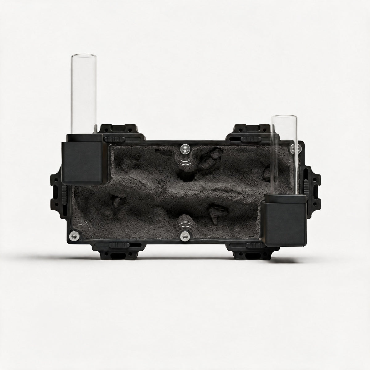 Hormiguero Terra L Vertical con yeso Sandust Black