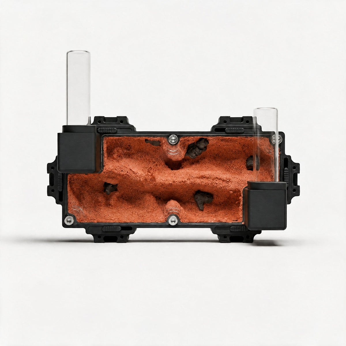 Hormiguero Terra L Vertical con yeso Sandust Red
