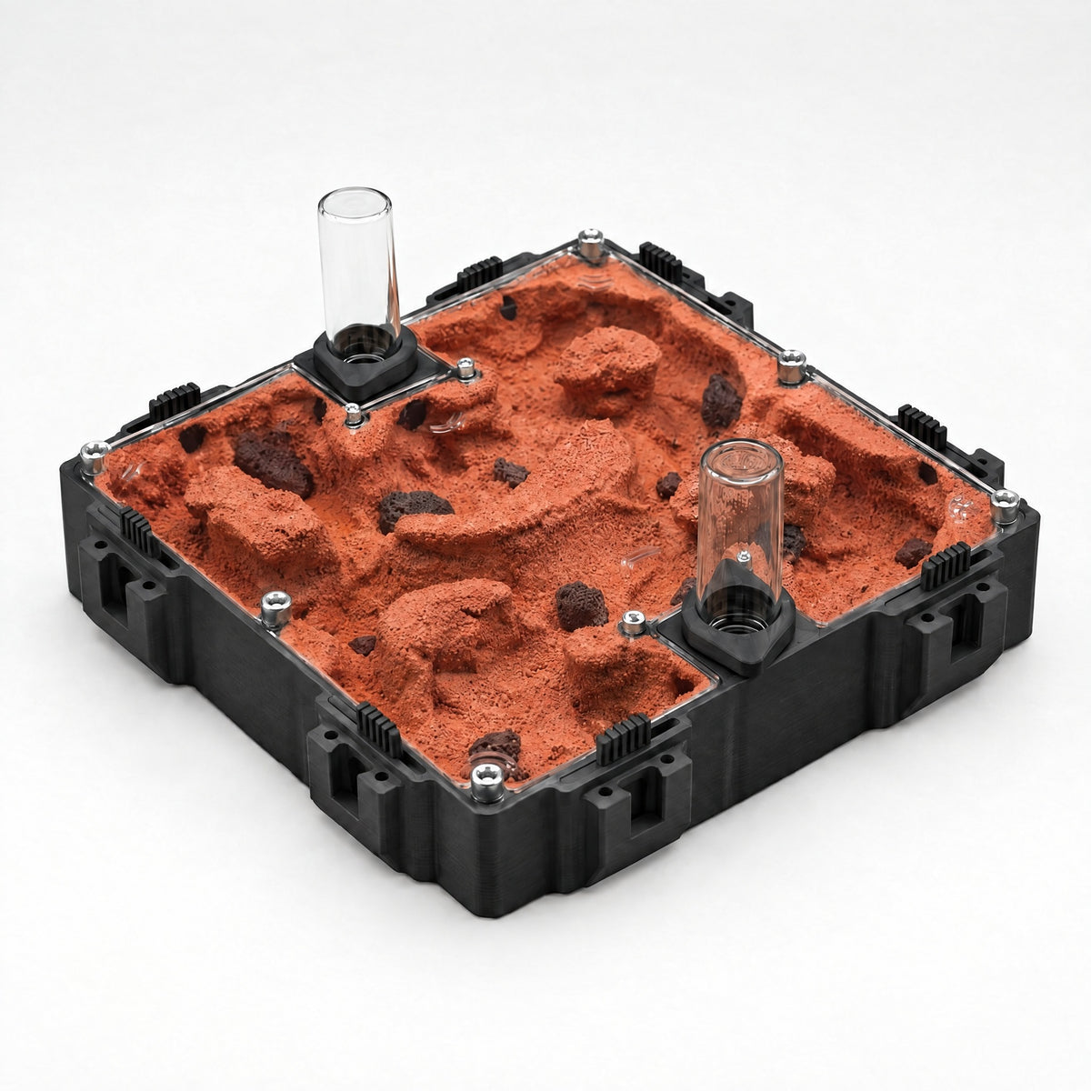 Hormiguero Terra XL V2 con yeso Sandust Red